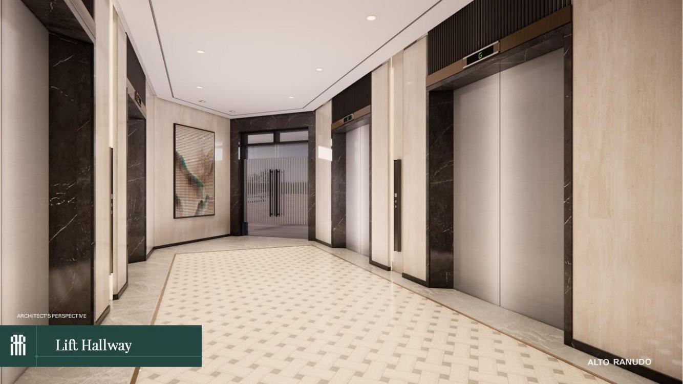 Lift Hallway architectural perspective