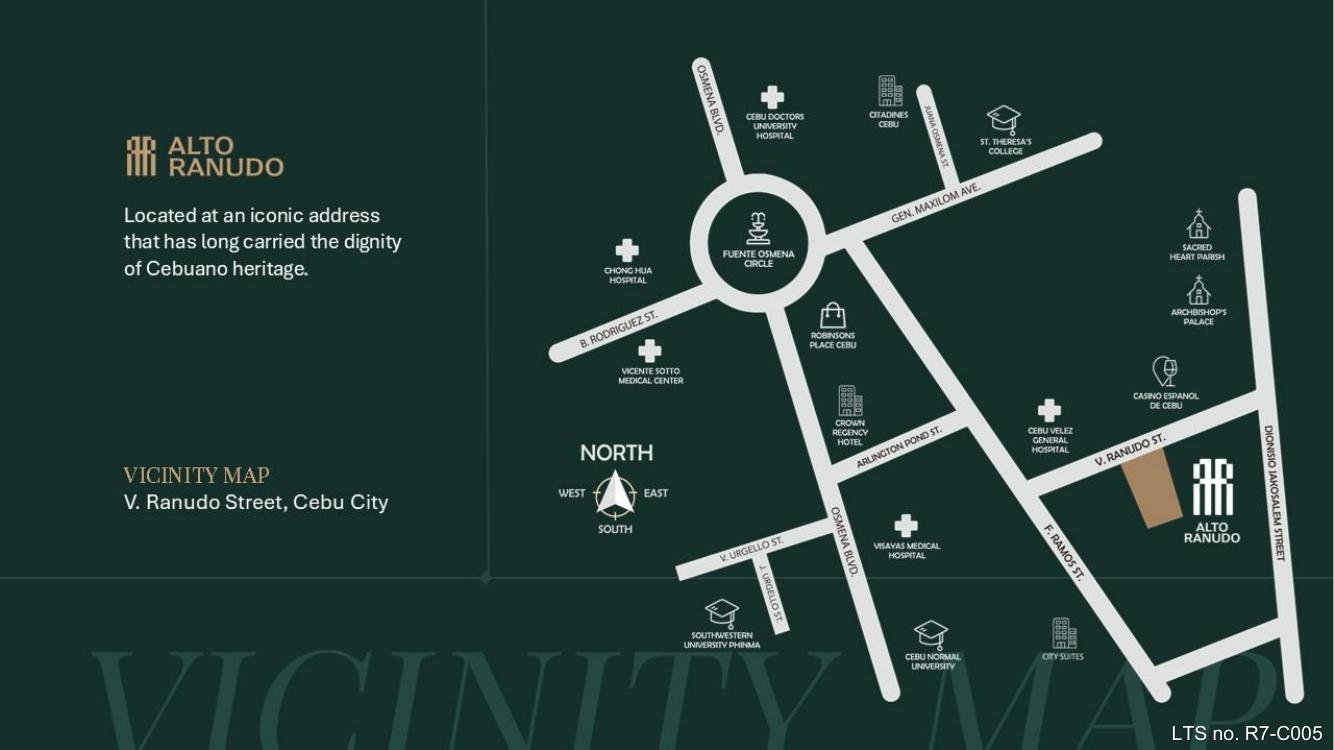 Official Alto Ranudo vicinity map